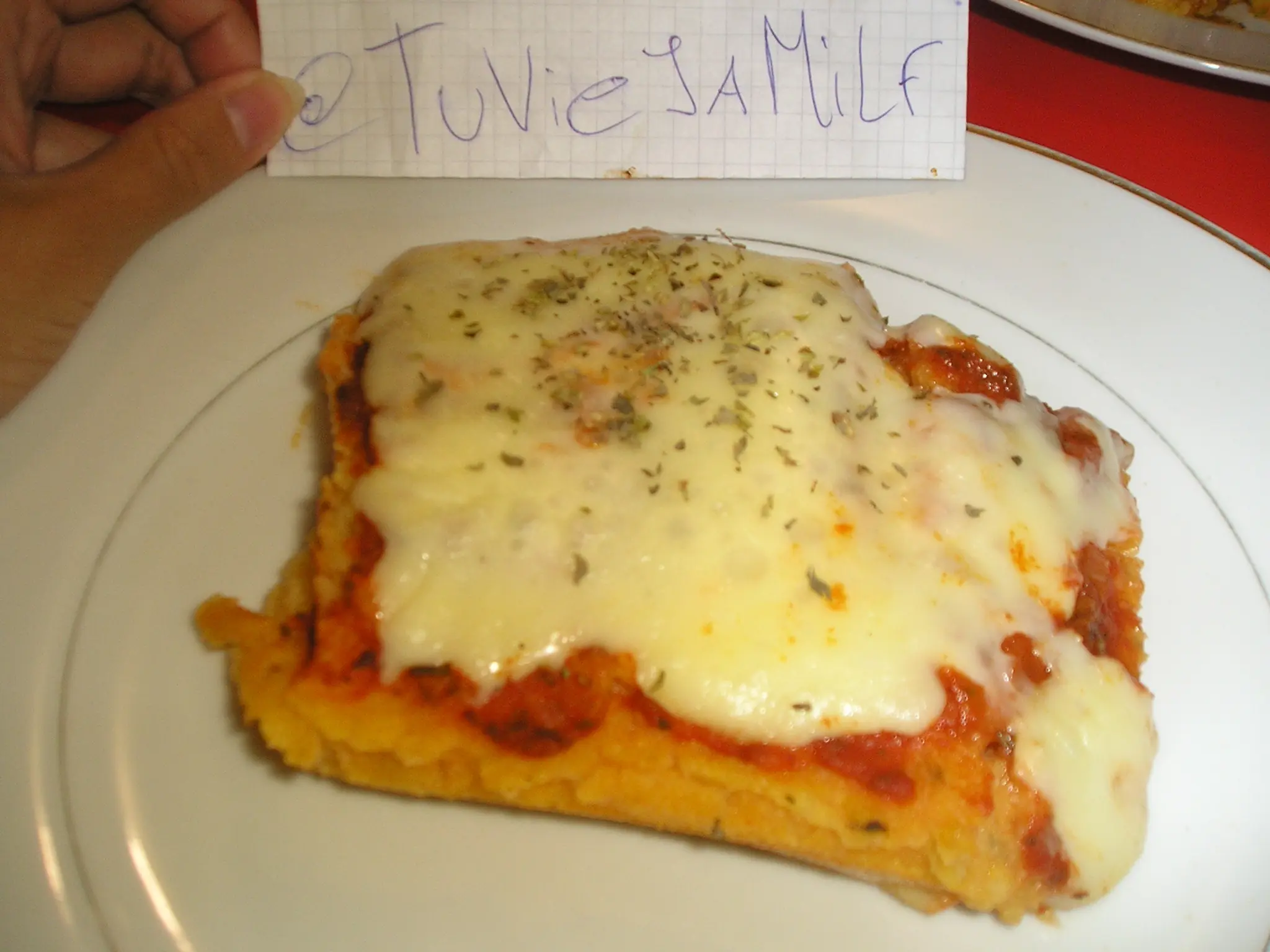 Pizza de polenta Muy fácil! [Foto Receta]