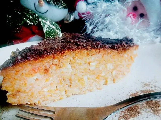Torta de ahuyama sin harina