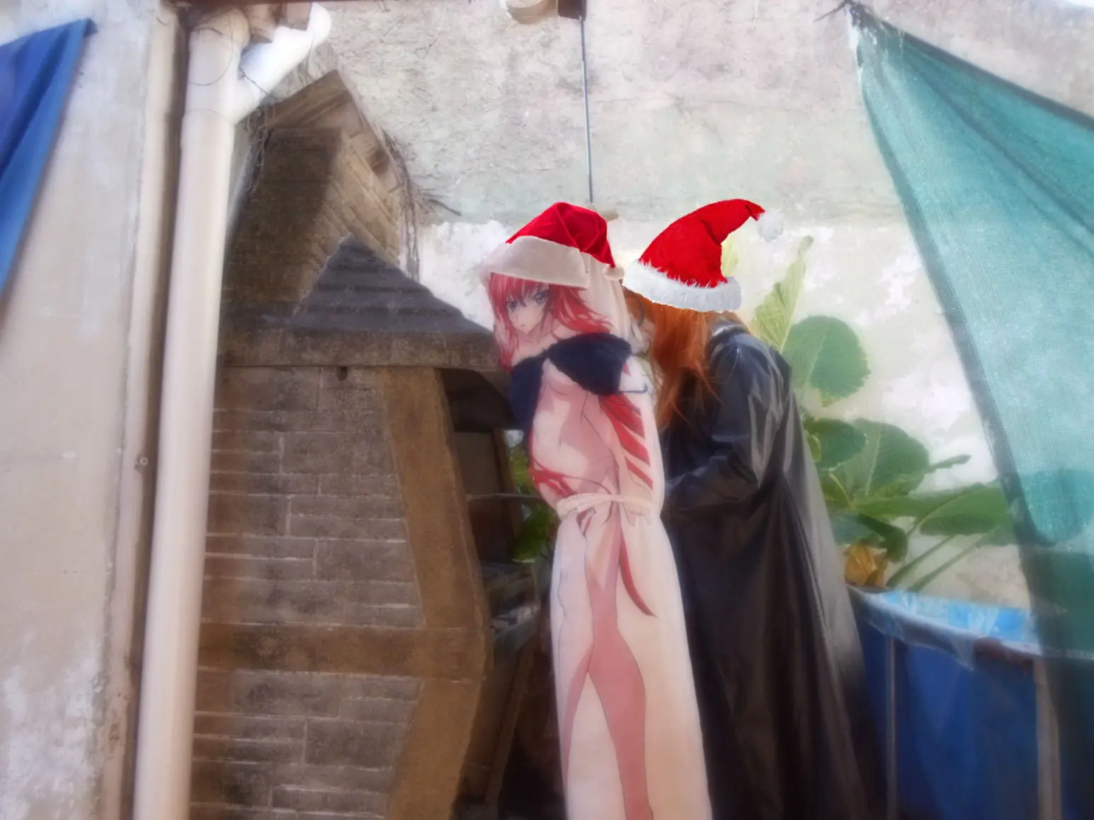 Mi almohada y yo festejamos la navidad juntos