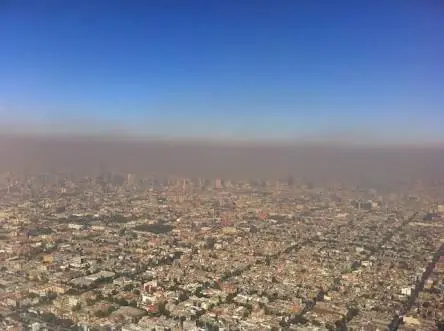 Impresionante vista Aerea - Super Contaminacion Mexico City