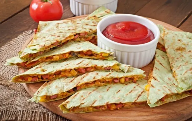 quesadillas