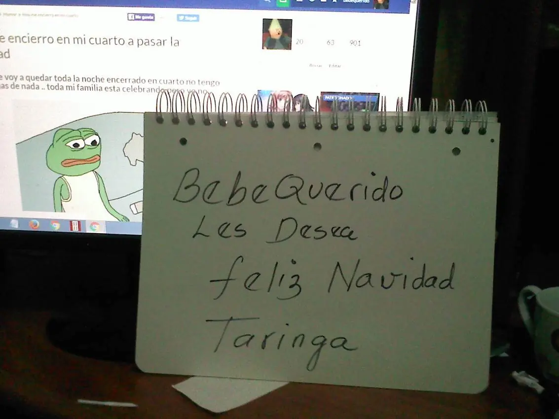 Hoy me encierro en mi cuarto a pasar la Navidad Hoy me encierro en mi cuarto a pasar la Navidad