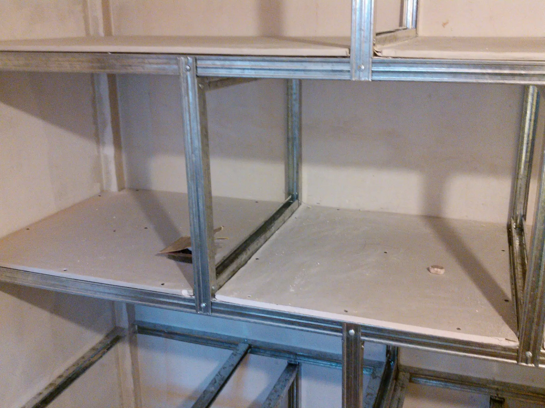 Hice un placard de durlock y te lo muestro