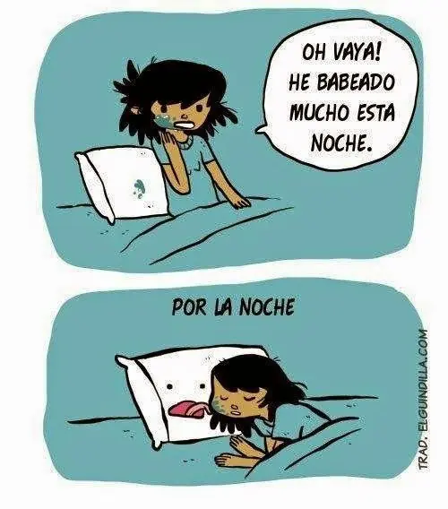 Babear y dormir, dos cosas placenteras
