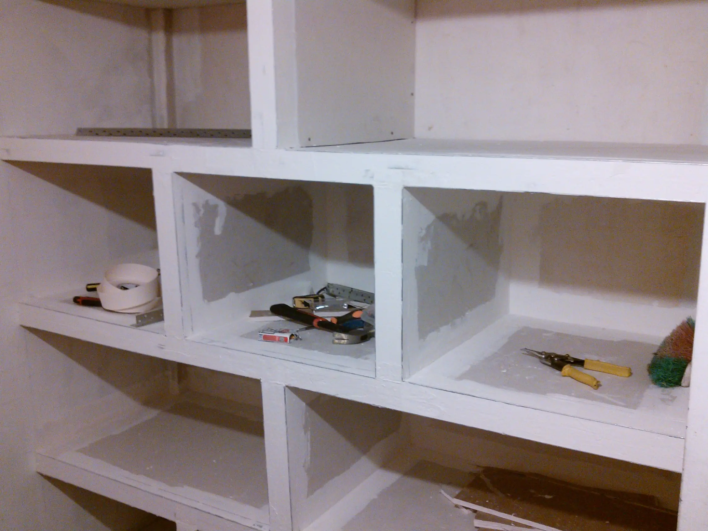 Hice un placard de durlock y te lo muestro