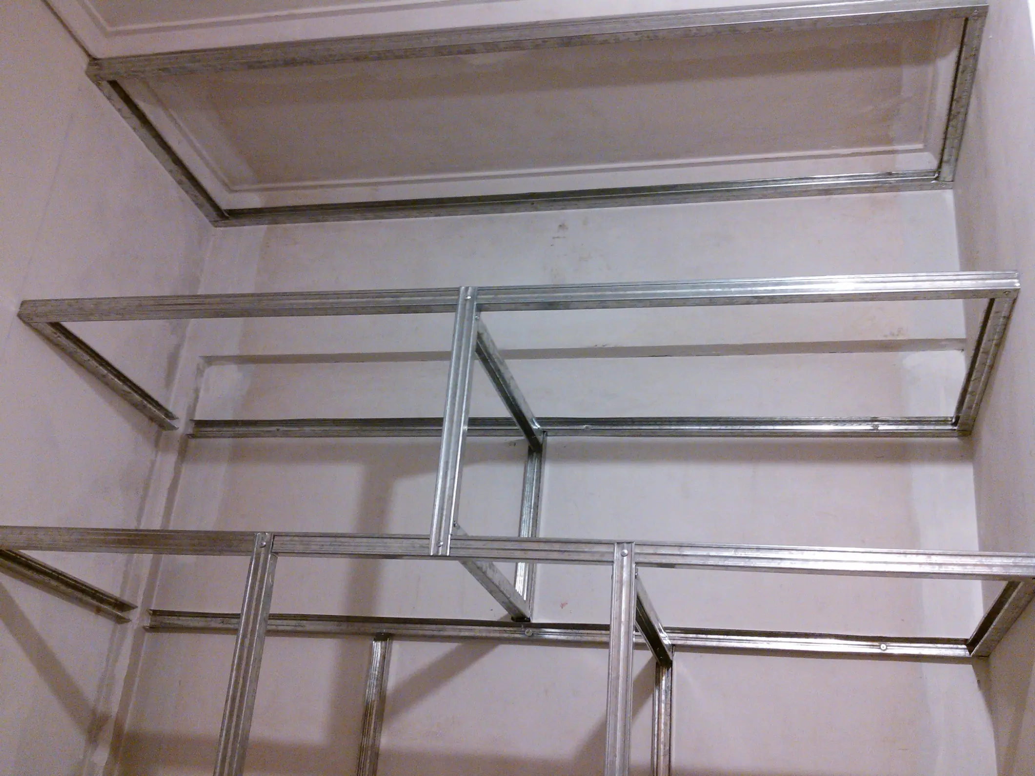 Hice un placard de durlock y te lo muestro