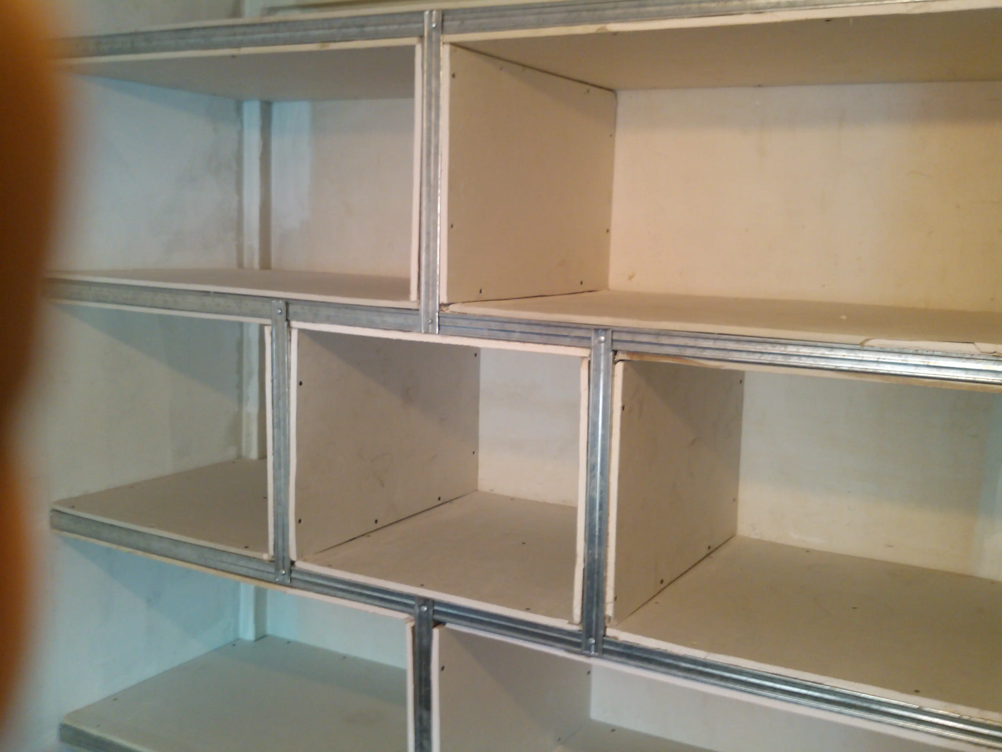 Hice un placard de durlock y te lo muestro