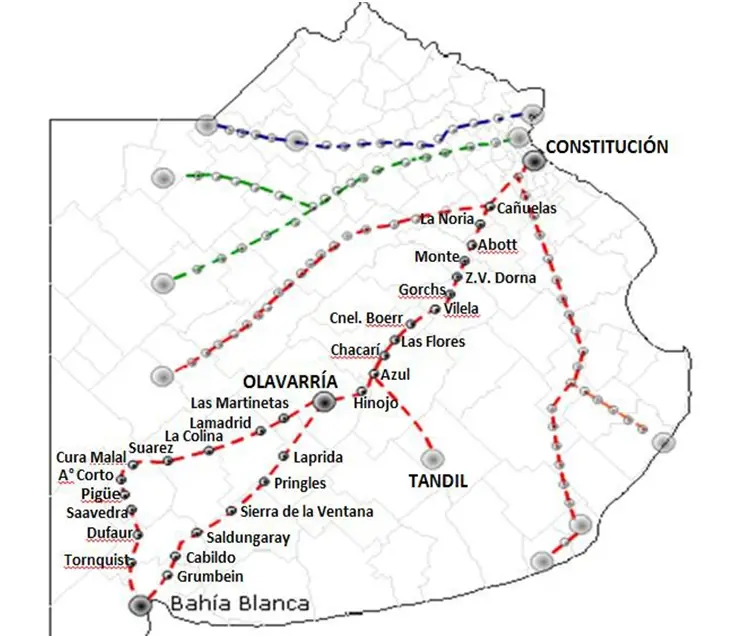 El ferrocarril Roca