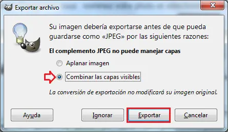 Combinar dos fotos con The Gimp