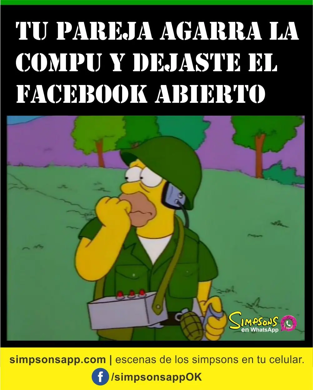 Cree 40 memes mas de los Simpsons y te lo muestro
