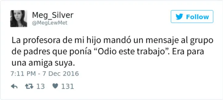 Personas que se equivocaron al enviar sus mensajes de texto