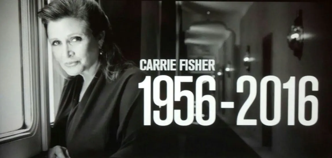 Star Wars de Luto: MuerePrincesa Leia, Carrie Fisher Q.E.P.D