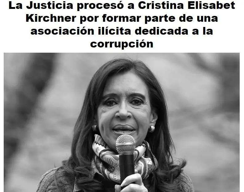 Verguenza Mundial - Así ve el Mundo el Procesamiento de CFK