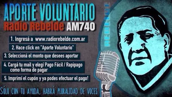 D'Elia pide $ "aportes voluntarios"para su radio
