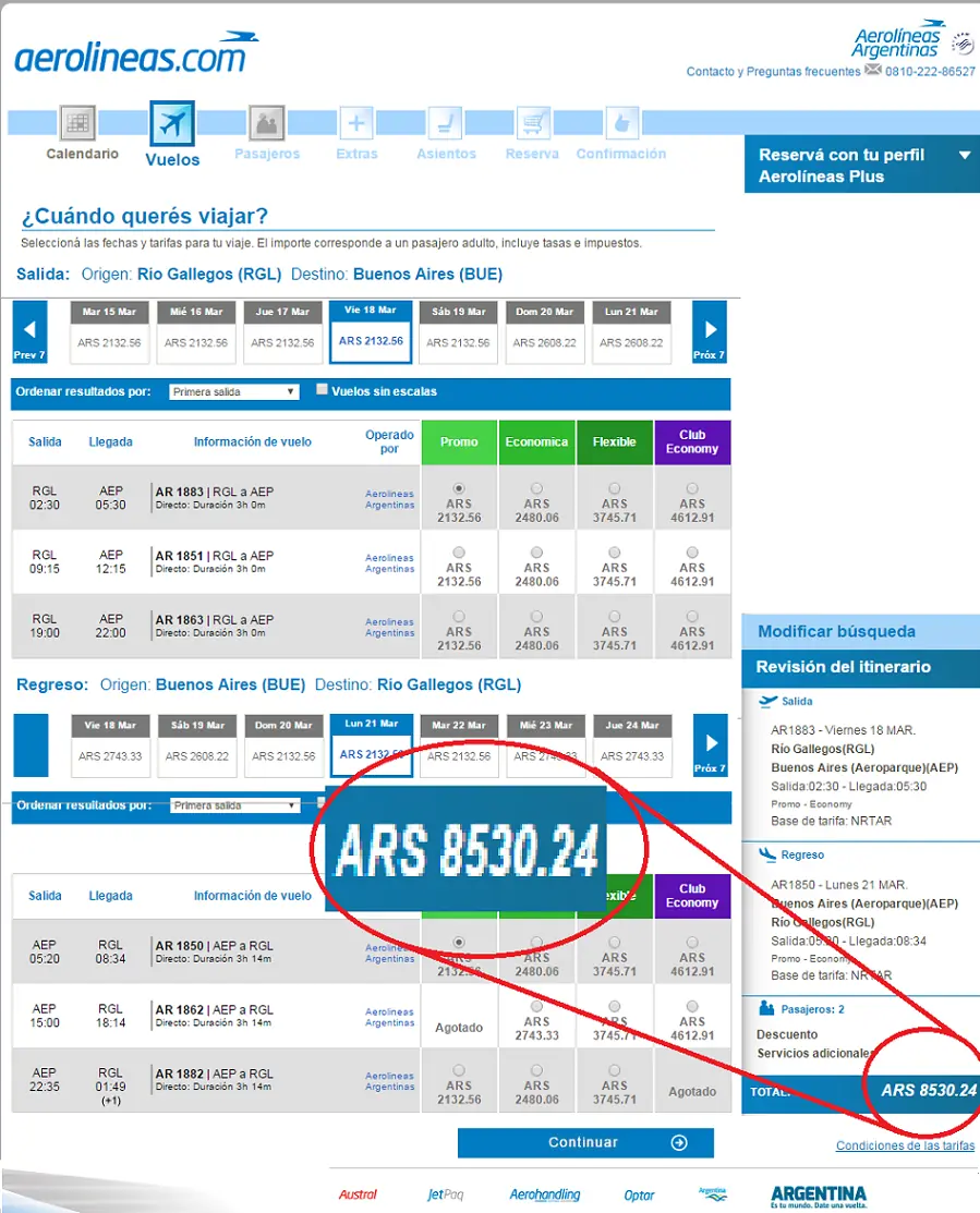 Aerolineas Argentinas