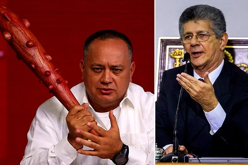 Vzla:Diosdado llamo ridiculo y asesino a Ramos Allup VIDEO
