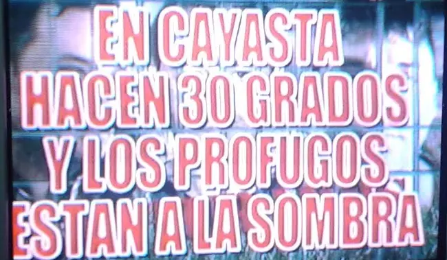 los profugos tuvieron sus placas !!!