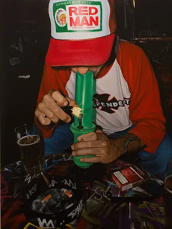 Joe Holbrook Hiperrealismo y la cultura de la droga