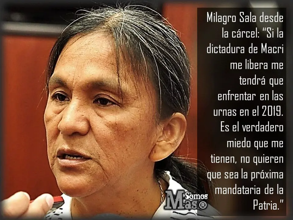 Lloran los gorilas Milagro Sala absuelta