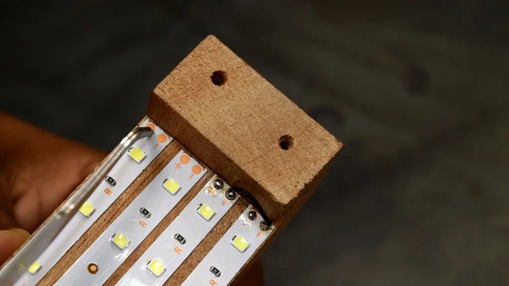 lampara de led casera