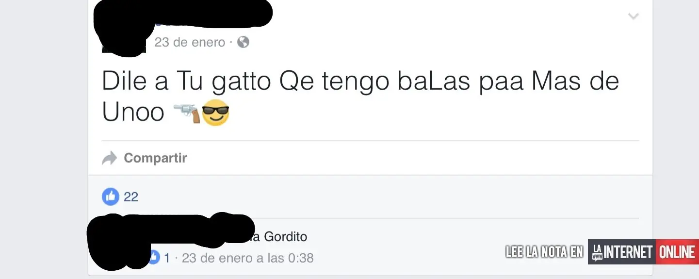 El Facebook del motochorro menor El Facebook del motochorro menor