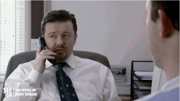 David Brent, Yo te banco porque...