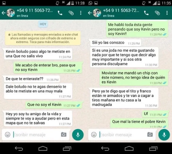 mensajean