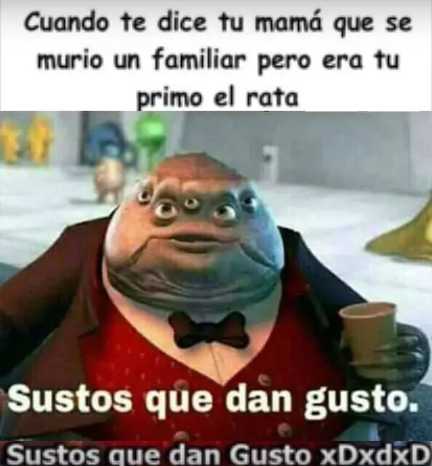 El meme del momento "Sustos que dan gustos"