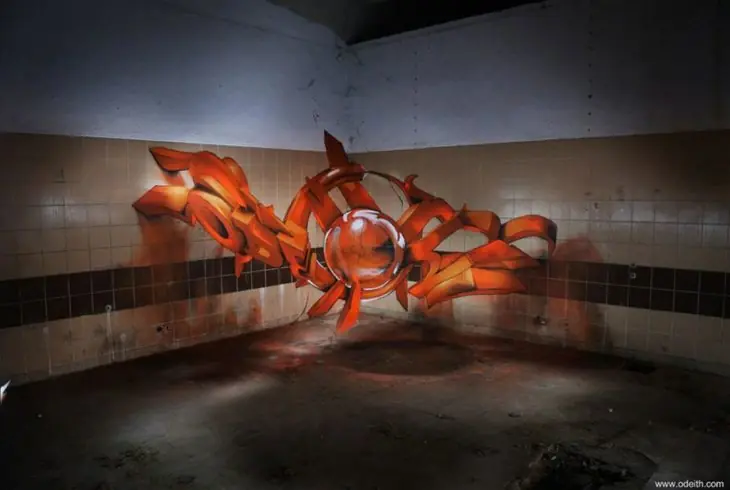 Crean impresionantes ‘graffitis flotantes’