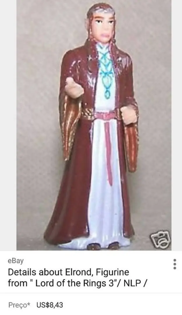 bisabuela estuvo rezándo a imagen del Señor de los Anillos