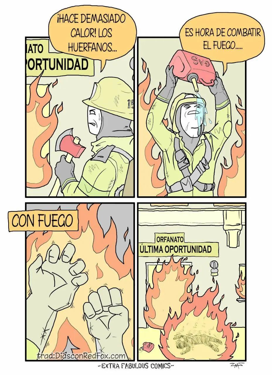 Una molotov de humor