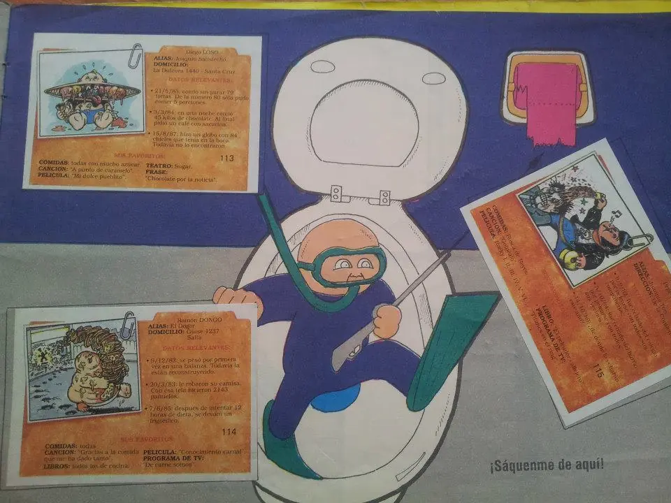 Basuritas, el polémico álbum que daba asco de la risa