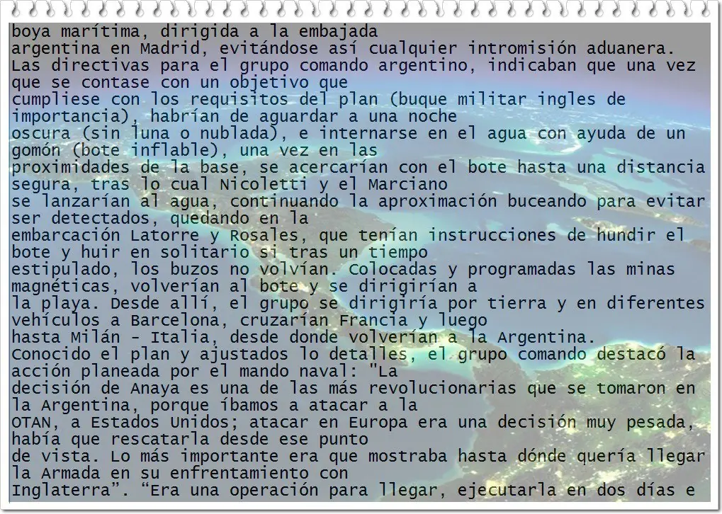 Espana y su papel en la malvinas