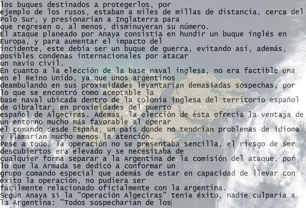 Espana y su papel en la malvinas