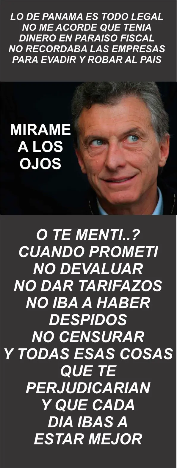 intendente de Cambiemos se quejó