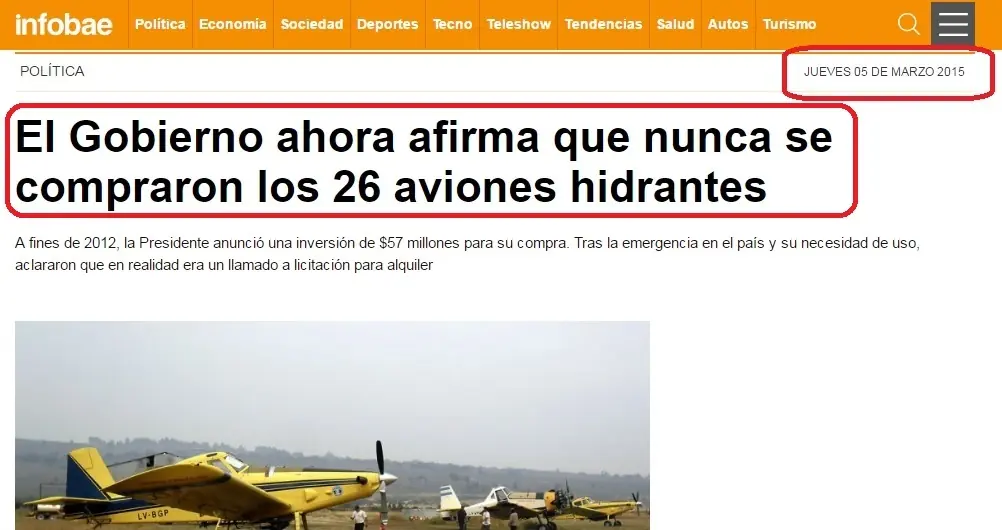 26 aviones hidrantes