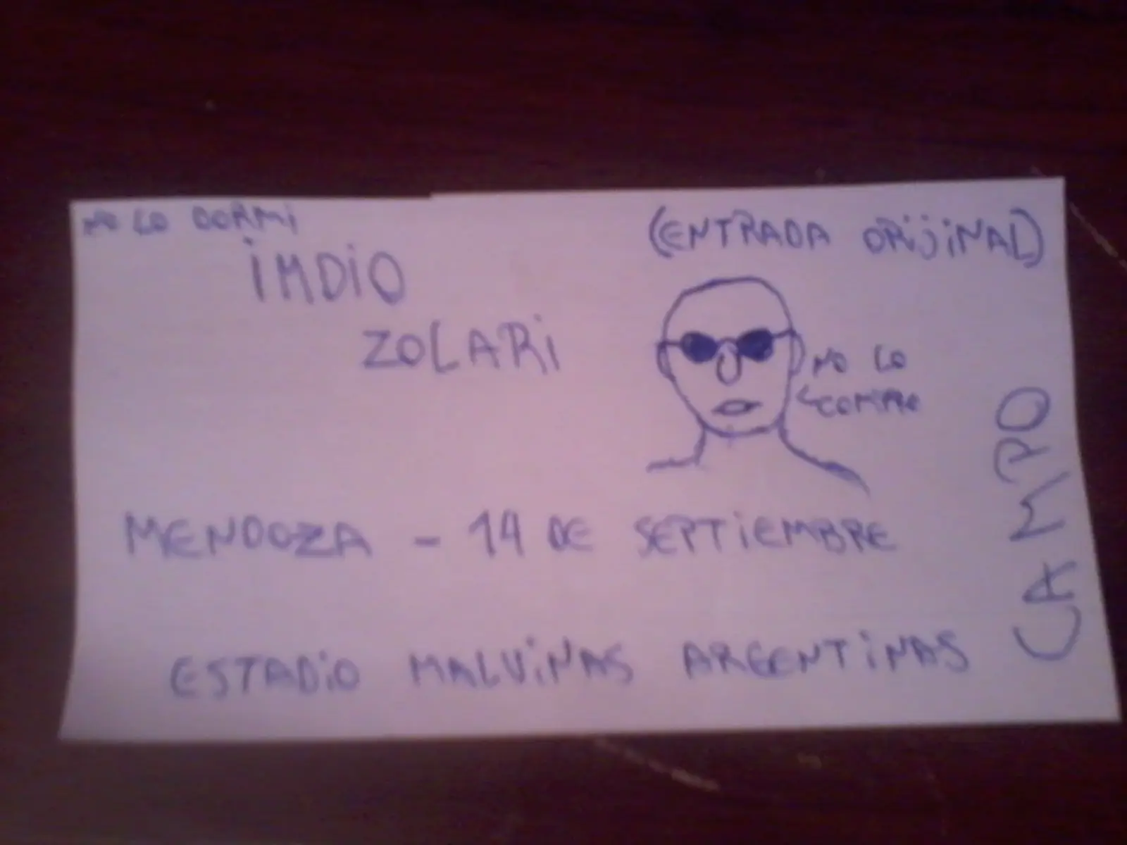 Al Indio se entra Gratis - Los giles pagan