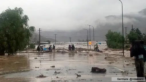 Un alud causó dos muertos y 40 familias evacuadas