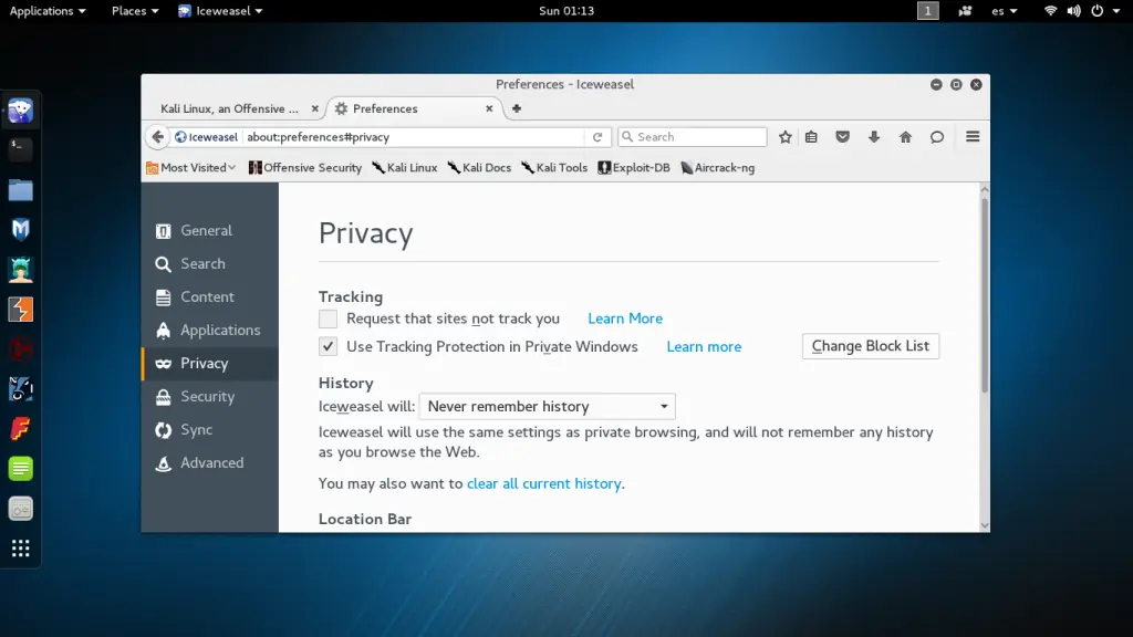 que hacer despues de instalar KALI LINUX
