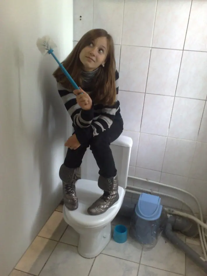 Selfies en el baño, nivel Rusia