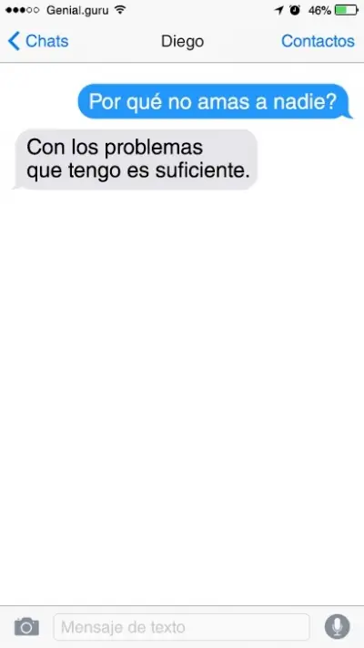 Mensajes de texto con un giro inesperado