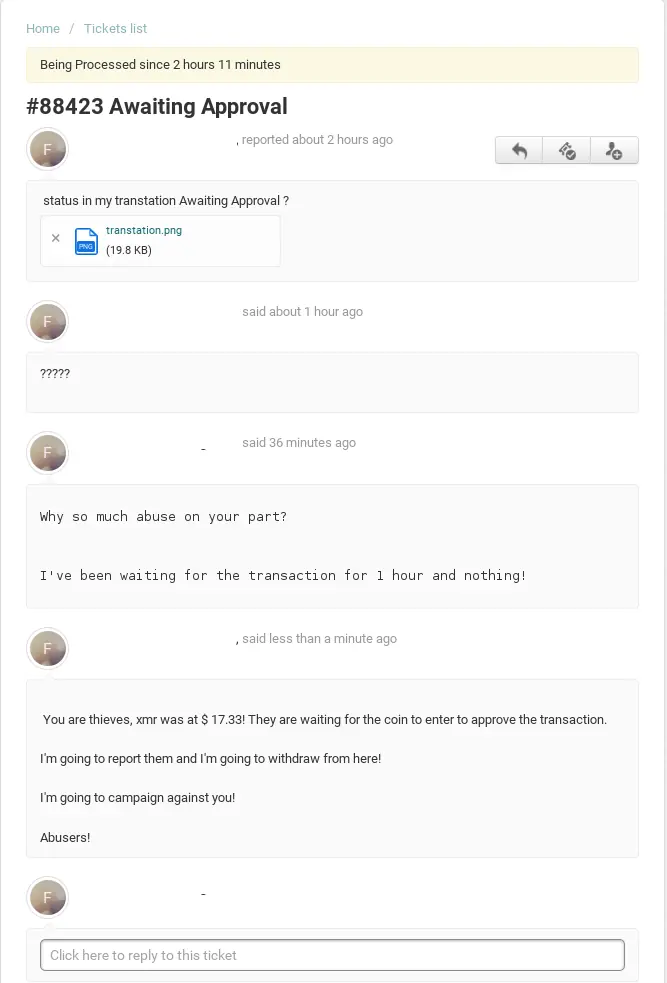 Poloniex Son unos Abusadores