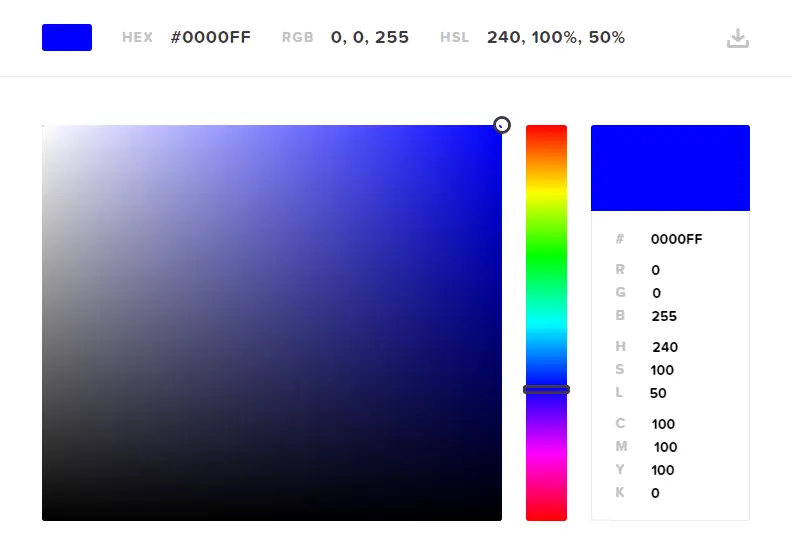 color hexadecimal