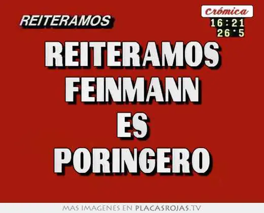 Feinmann hablo mal de taringa.