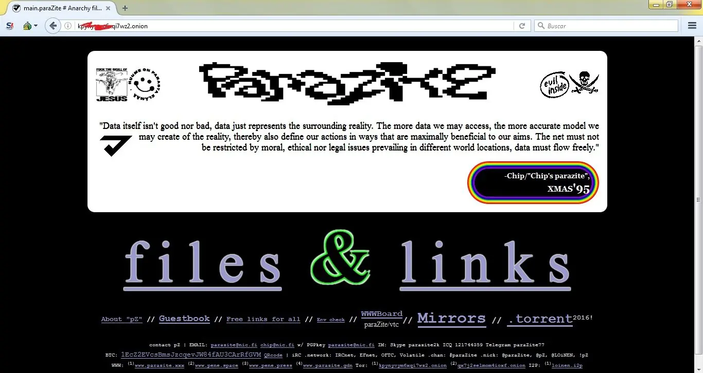 deep web paginas