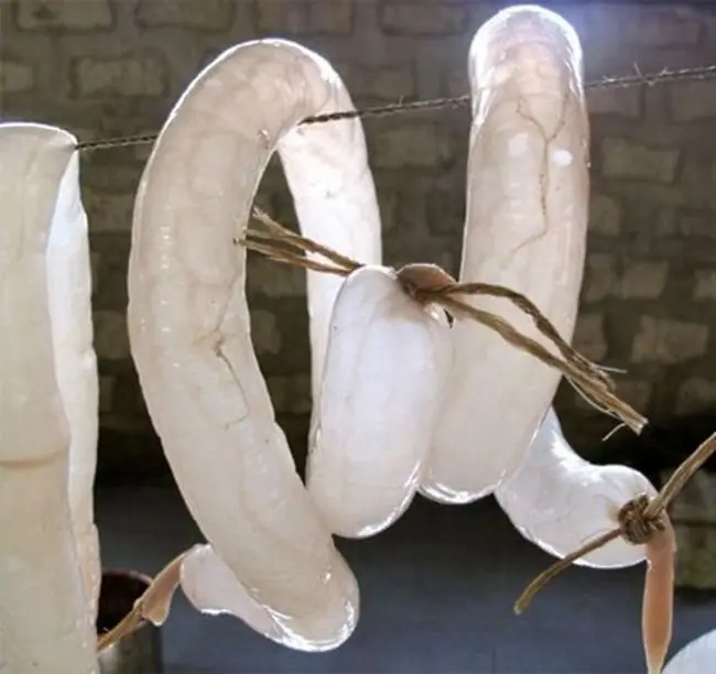 Preservativos hechos de tripa animal y otros métodos
