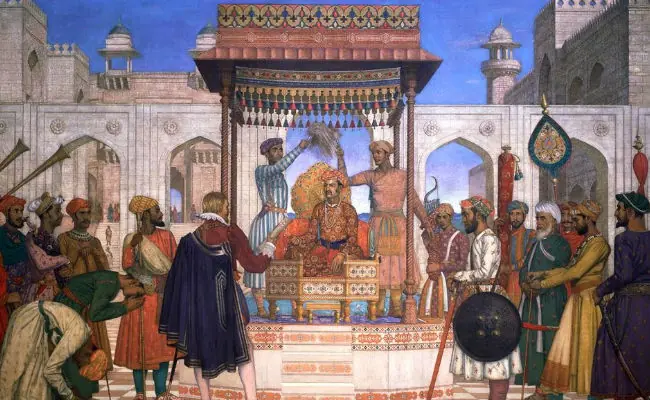 El Trono desaparecido del Imperio Mogol.