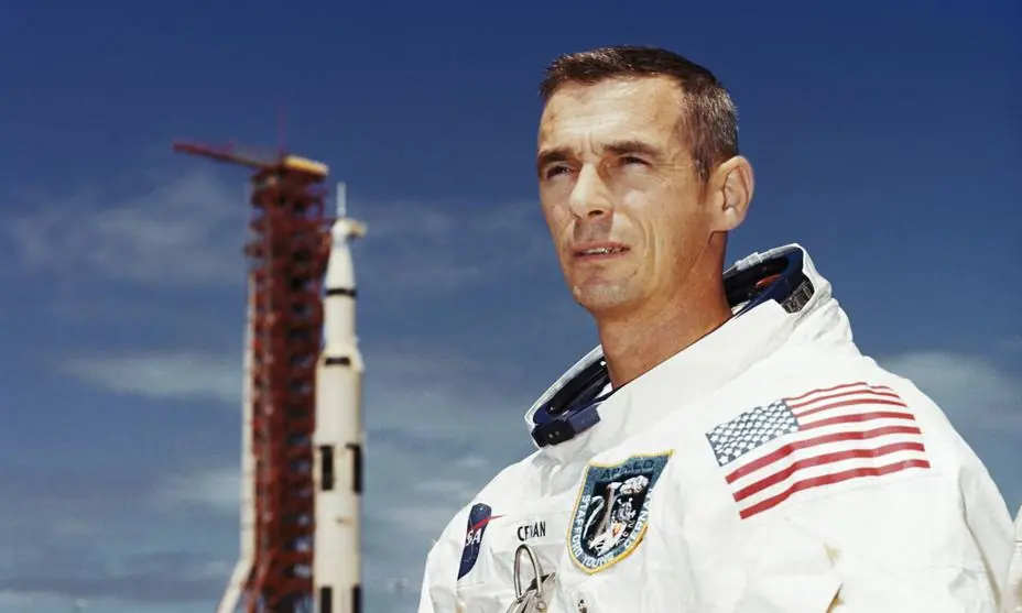 Falleció Gene Cernan, el último hombre que pisó la Luna