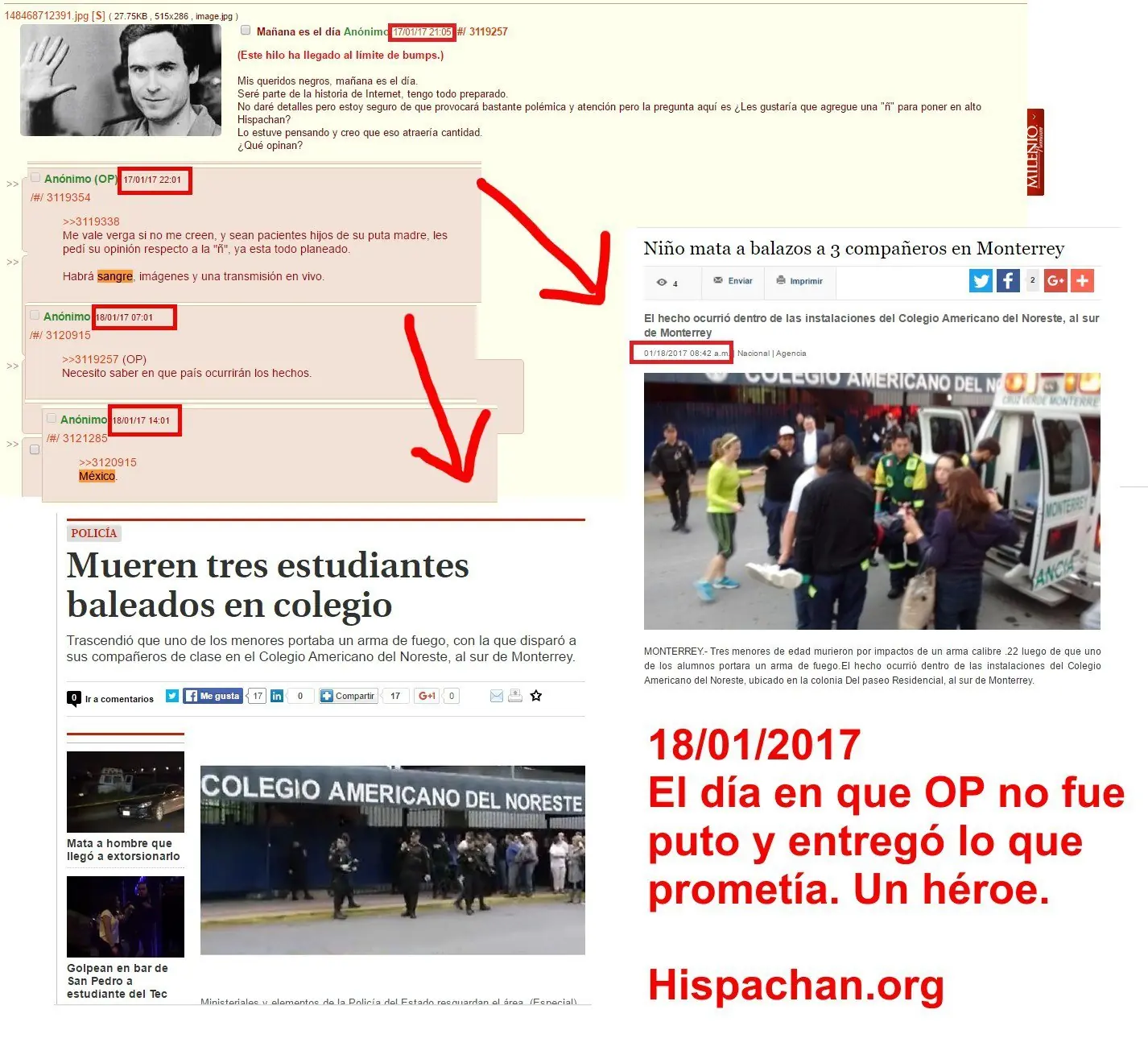 Masacre en escuela de México