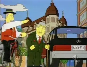 hitler en los simson